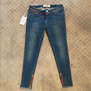 Etienne Marcel Blue Jeans with Red Trim